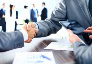 handshake business legal contract hire