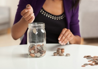 coins jar saving save