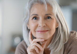 over 65 over 55 old retired woman