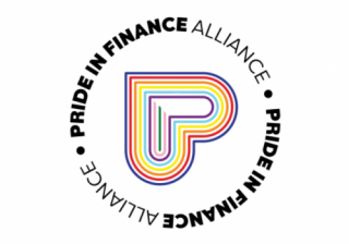 Logo of the Pride In Finance Alliance 