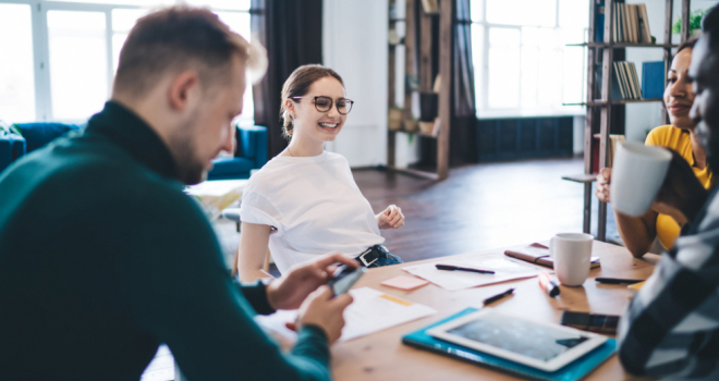 Freelance workers young people