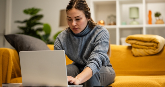 Searching or working from home