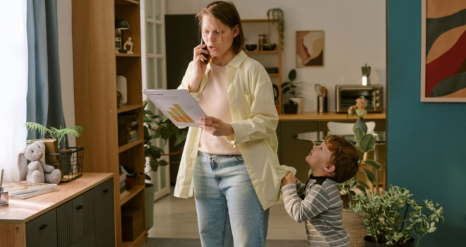 Stressed parent