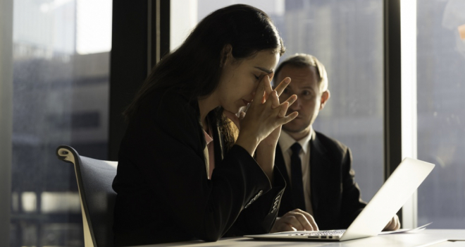 stressed worker employer and employee